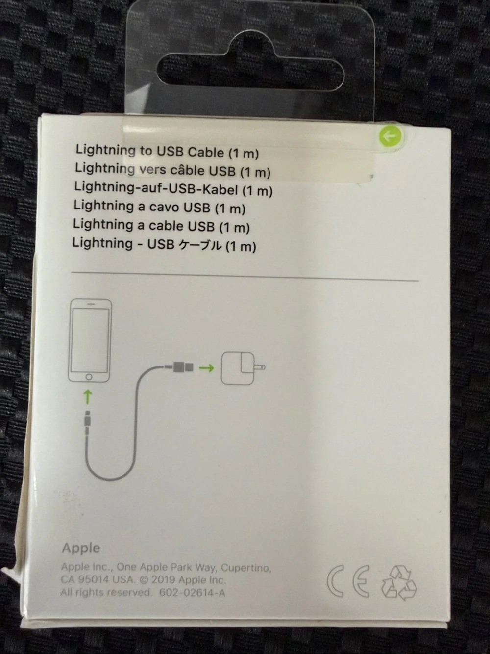 Apple Lightning to USB Cable (1m) - White